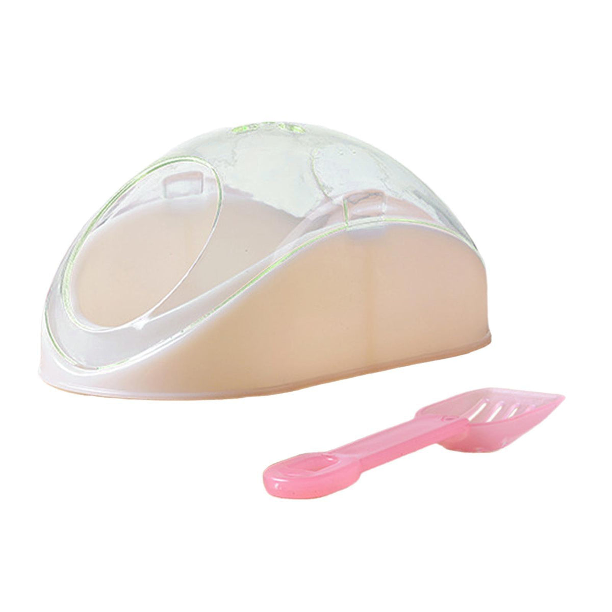 Maxbell Maxbell Hamster Sand Bath Container Bathroom Toilets for Small Animal Chinchilla Yellow