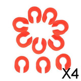 Maxbell 4x10pcs Climbing Rope Sleeve Protector Thimble Accessories for Climbing Rescue