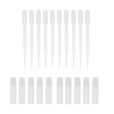 Maxbell Maxbell 10 Pieces Clear Empty Refillable Perfume Roll On Bottles with Pipettes 5ml