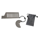 Maxbell Maxbell Portable Door Lock Travel Door Lock for Bedroom Apartment Essentials Privacy Silver