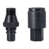Water Drill Quick Release Connector Practical Steel Garden Maintenance Parts MaleFemale Connector