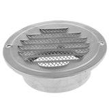 Maxbell 2x Stainless Steel Wall Ceiling Round Air Vent Grille Cover Ventilation Ducting 120mm