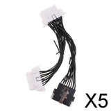 Maxbell 5xCar OBD2 Y Splitter Connector Extension Cable Wire