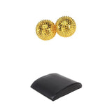Maxbell Maxbell 2Pc 4.5cm Yoga Spikey Massage Gym Ball + Ab Mat Abdominal Sit Up Support Pad