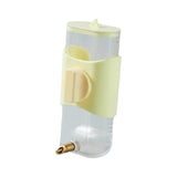 Maxbell Parrot Water Feeder Portable Bird Feeder for Parakeet Small Pet Canary Finch Yellow