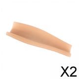 Maxbell 2xRealistic Silicone Beautiful Leg Wearable Leg Enhance Shaper for Thin Legs M 255g