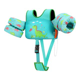 Maxbell Baby Swim Flotation Vest Toddlers Swim Float Vest Green Dinosaur