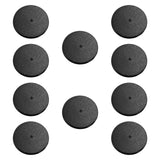 Maxbell Model Bases Textured Gaming Accessories Black for Tabletop Games Stable 32mm 10pcs