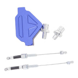 Maxbell Motorcycle Clutch Lever DIY Easy Installation Decorative Clutch Cable System Blue