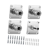 Maxbell 4x 1/4" Quick Connect Automatic Foam Tip Mount Cleaning Machine Storage Rack