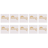 Maxbell Maxbell 10xMetallic Gold Team Bride Tribe Temporary Tattoos Sticker Wedding Favor 4