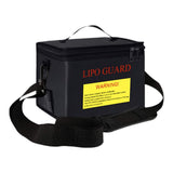 Maxbell Lipo Battery Fireproof Bag PVC Fireproof Spare Battery Bag Lipo Charging Bag Black With strap