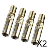 Maxbell 2x4PCS Car Vehicle Bike Motorcycle Copper Tire Tyre Valve Extension Cap 39mm