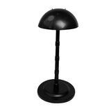Maxbell Wig Stand Multifunction Portable Sturdy Hat Display Stand Mall Home Shop Black