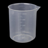 Maxbell 50+250+500ml Transparent Plastic Laboratory Measuring Graduated Beaker