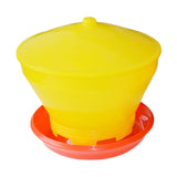 Maxbell Chicken Feeder Large Capacity Bird Automatic Feeding Bucket Hen Pigeon Quail yellow