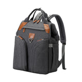 Maxbell Baby Diaper Bag Backpack Large Nappy Changing Bag for Camping Outdoor Picnic Dark Gray