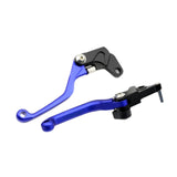 Maxbell Clutch Brake Handle Levers Perch Hand Levers for Drz250 Drz400SM Blue