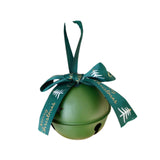 Christmas Bell Pendant Gift 3 inch Christmas Bell for Car Interior Door Wall green