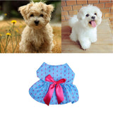 Maxbell Maxbell Pet Dog Dress Spring Summer Skirt Costume Holiday Party Dress Outfit 5#
