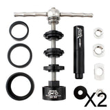 2xBicycle Bearing Press Tool Bottom Bracket Install Removal Kit Professional
