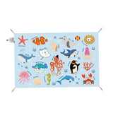 Maxbell Outdoor Picnic Blanket Multipurpose Tent Pad Beach Mat for Yard Grass Garden 210x145cm