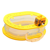 Rail Car Storage Box Portable Car Toy Organizer for Boys Girls Children Kids Engineering Car