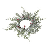 Maxbell Christmas Candle Garland Realistic Home Decor for Bedroom Window Living Room