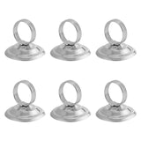 Maxbell 6Pcs Table Number Holders Stainless Steel for Centerpieces Reception Picture