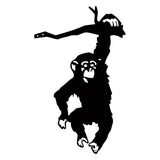Maxbell Monkey Statue Hanging Tree Art Artwork Yard Silhouette for Lawn Patio