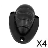Maxbell 4xClam Shell Vent Cap Easy Installation for Van Yacht Outdoor Application black 56x60MM