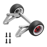 Maxbell Aluminium Alloy Wheelie Bar for 1/8 Scale RC Car Replace Sturdy RC Car Parts Sliver