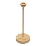 Maxbell Crystal Ball Stand Wooden Sphere Holder for Crystals Tennis Balls Home Decor 21.5cm H