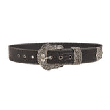 Maxbell 4xFashion Waist Belt Single Row Hole Buckle Belt for Sweaters Street