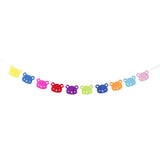 Maxbell 10 Pieces Bunting Garland Bunny Bear Hanging Banner Color Bear - Aladdin Shoppers