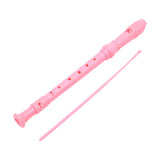 Maxbell 8 Hole Soprano Recorder Compact Gift Flute for Beginners Amateurs pink