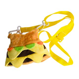 Maxbell Plush Doll Clothes for 20cm Dress up Plush Doll Accessories Costumes Cartoon Hamburger