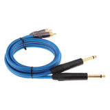 Dual 1/4 Inch to Dual RCA Stereo Audio Cable (3.3FT) - Male 6.35mm Phono Mono to RCA Male Connector Wire Cord Plug Jack - Aladdin Shoppers