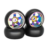 Maxbell 4 Pieces 1/28 RC Tire Wheel Professional RC Wheel Rim Hub for K969 K989 RM02