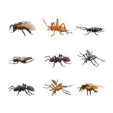 Maxbell 9Pcs Realistic Animal Toys Mini Action Model for Classroom School Boys Girls