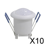 10x360 Degree LED PIR Motion Sensor Detector Light Switch 5-8m