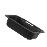 Maxbell Extendable Colander Strainer Sink Colander Strainer Basket for Fruits Dishes Black XL