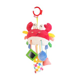 Maxbell Nursery Crib Mobile Pull String Activity Toy for Baby Shower Travel Style A