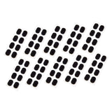 40 Pairs Eyeglass Nose Pads Non Slip for Sunglasses Heightening Soft Cushion Oval Black