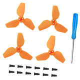 Maxbell 4x Propellers Portable with Screws RC Drone Accessories for Drone Quadcopter orange