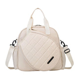 Maxbell Tennis Bag Players Large Capacity Outdoor Sports Professional Tennis Handbag Beige