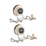 Hair Dryer Holder Wall Mounted Stable Home Multipurpose Styling Tool Bracket 2 Pieces