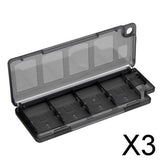 Maxbell 3x10in1 Protective Memory Card Storage Case for Sony PS Vita PSV 2000 -Black