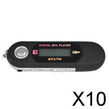 Maxbell 10x8GB USB MP4 MP3 Music Video Digital Player Recording with FM Radio eBook