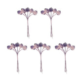 Maxbell 50pcs Berry Artificial Flower Berries Holiday Home Xmas Decor Garland Purple